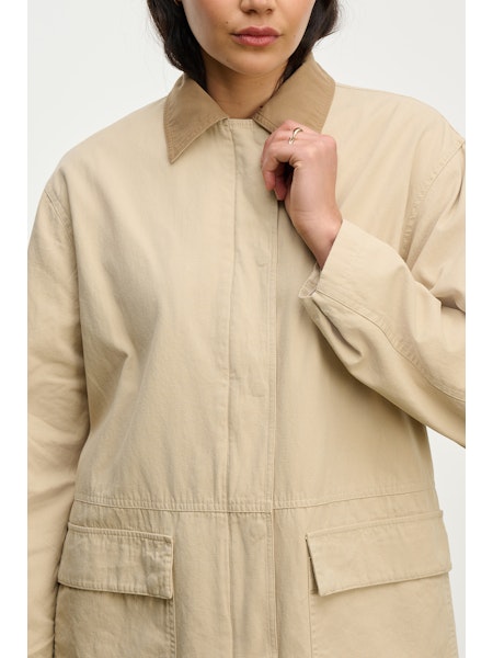 Velvet Rosa Cotton Canvas Jacket in Sand