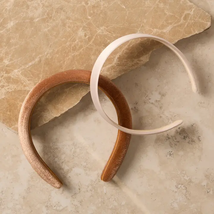 Kitsch Camel Velvet Headband