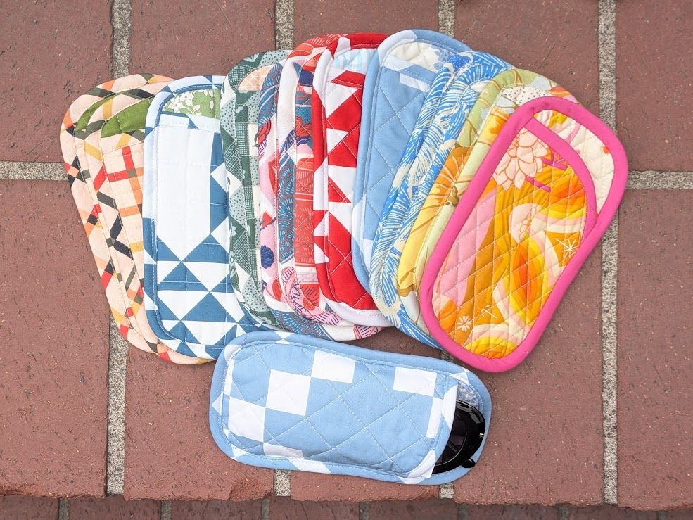 Collins Collective Frankie Handmade Sunglasses Case in Ginger Jar