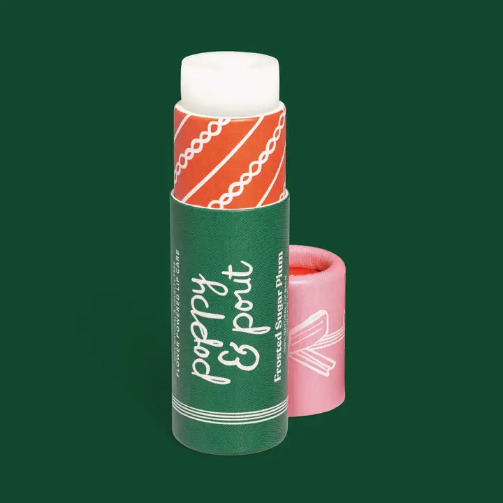 Poppy & Pout Lip Balm in Frosted Sugar Plum