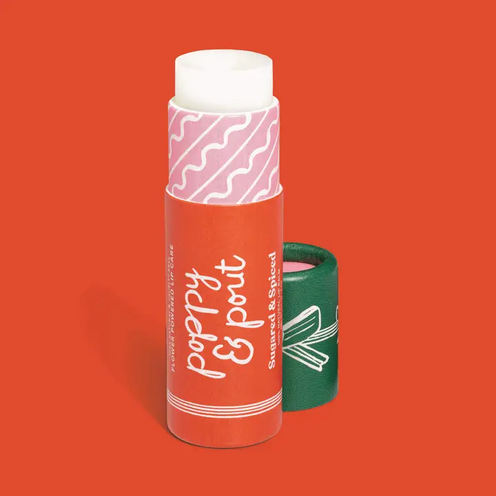 Poppy & Pout Lip Balm in Sugared & Spiced