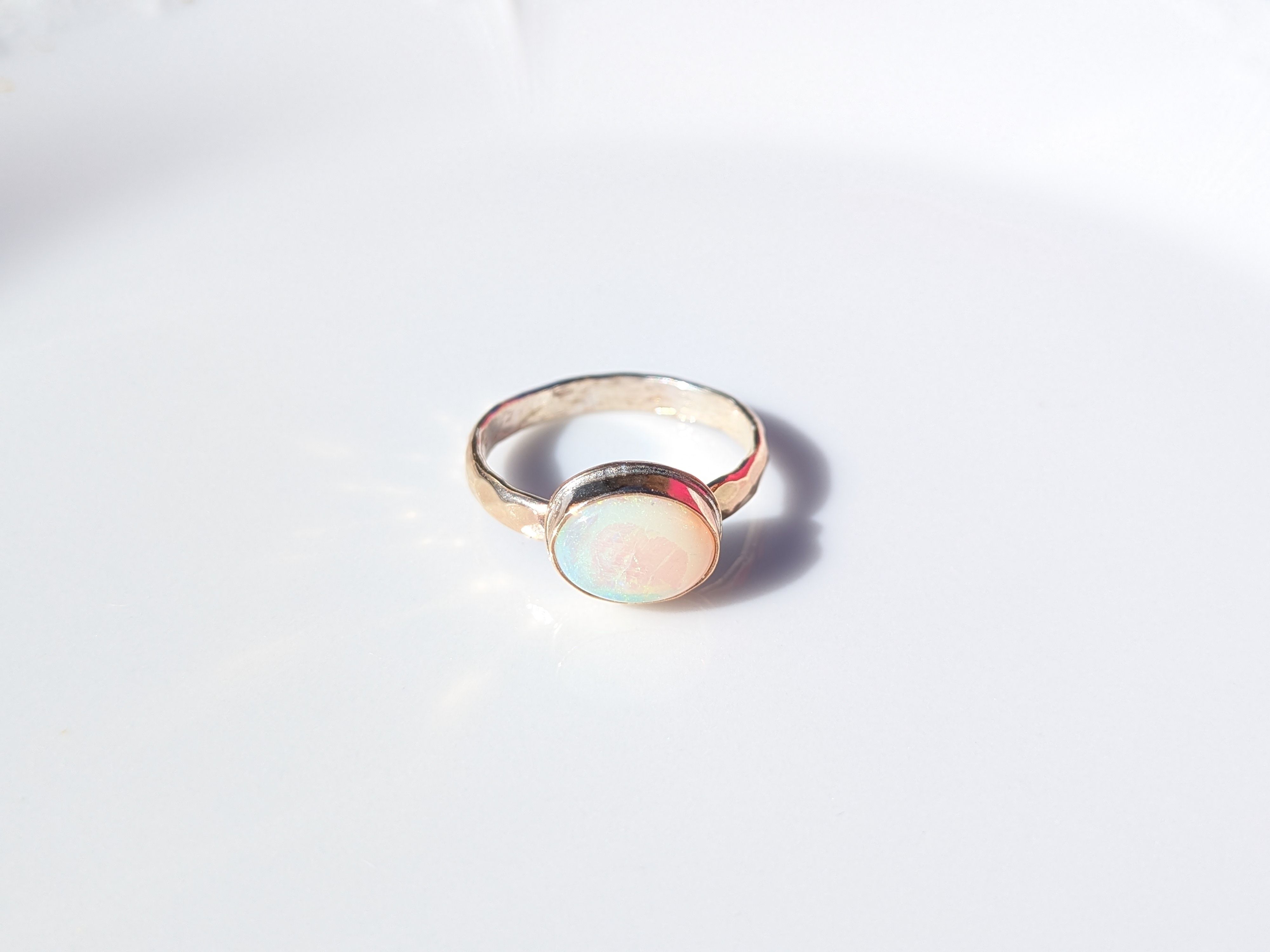 Savage Roots Newport Ring in 14KGF & Ethiopian Opal