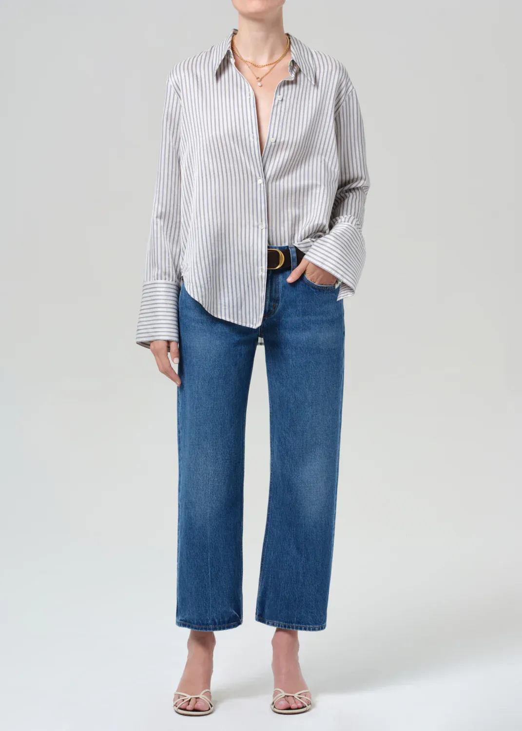Citizens of Humanity Faye Vintage Straight Jean in Azure Blue