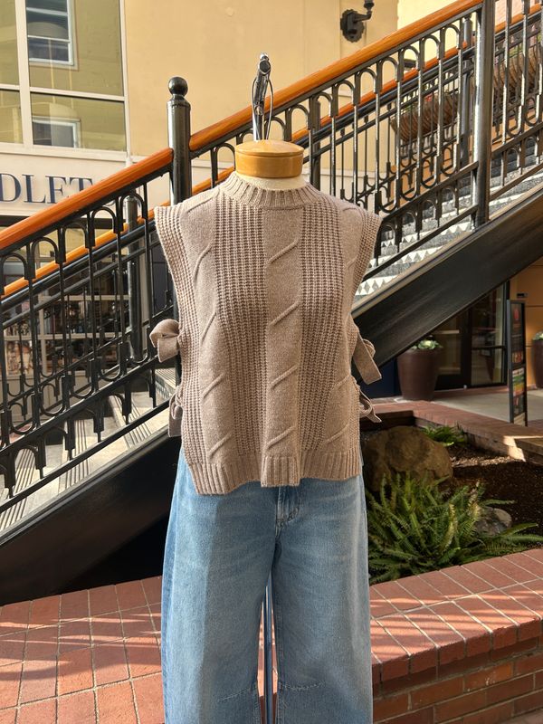 Estheme x Maud & Sacha Margot Cable Top in Quinoa