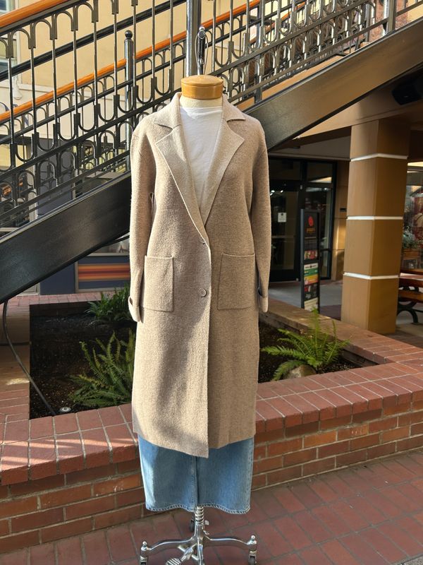 Estheme x Maud & Sacha Colette Cardigan in Quinoa/Sable