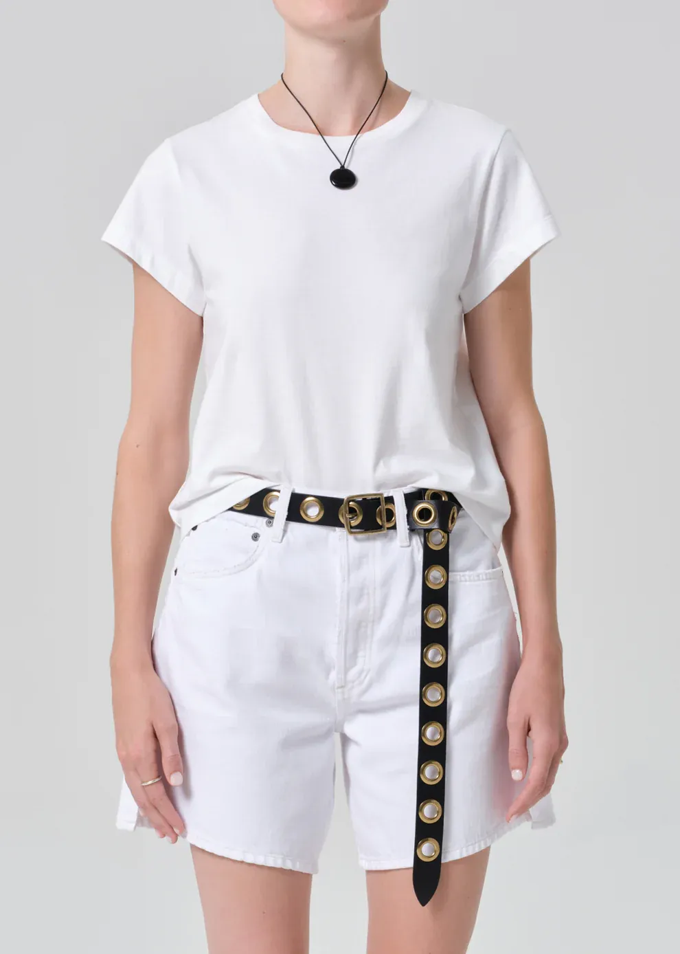 Citizens of Humanity Kai Baby Tee in Soft White