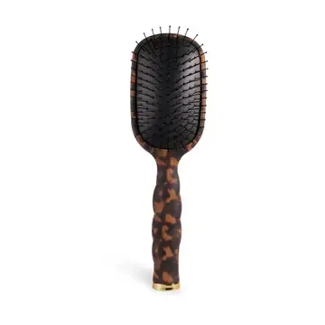 Teleties Detangler Hair Brush for Medium Hair in Tortoise