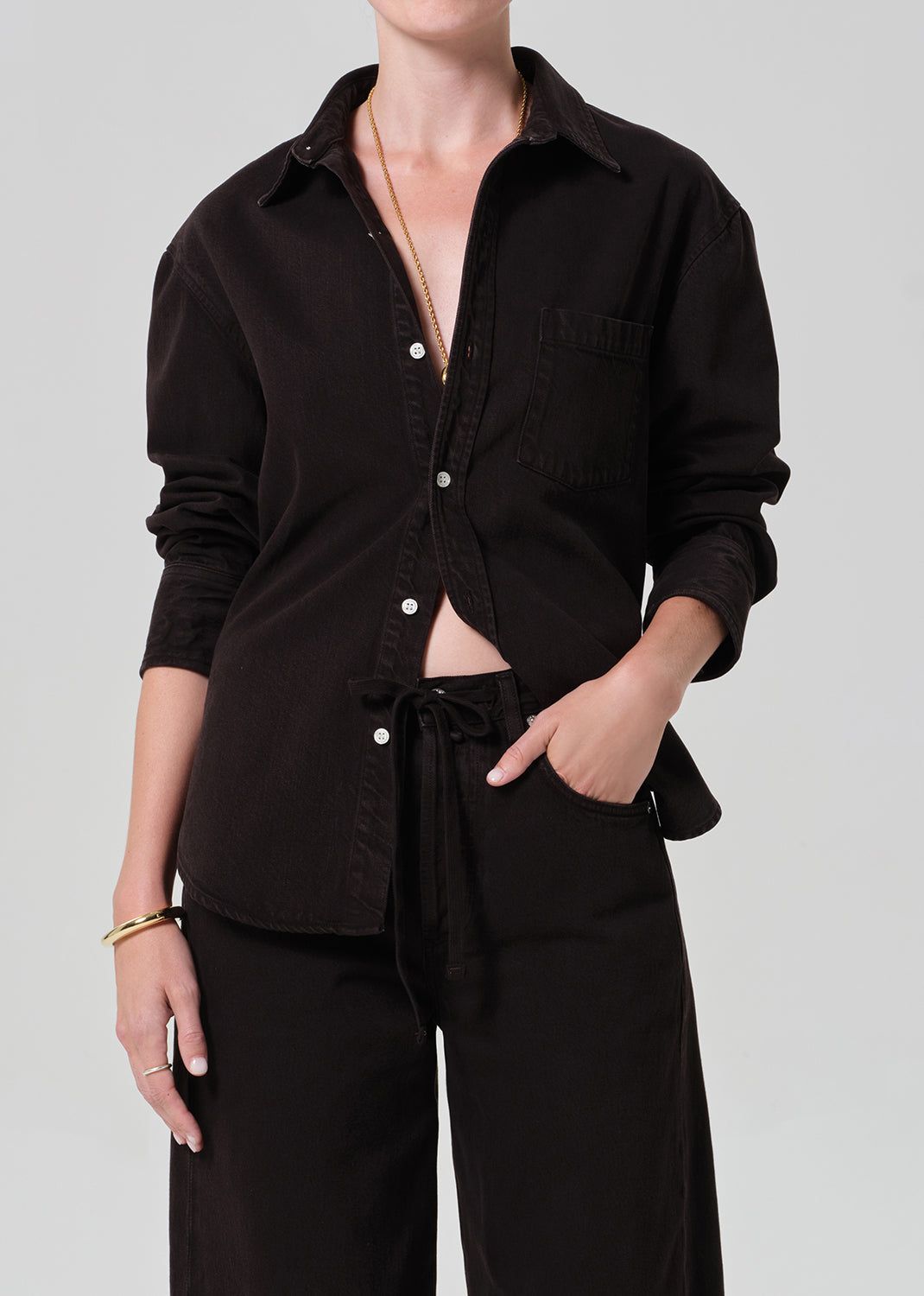 Citizens of Humanity Carter Shirt in Carob