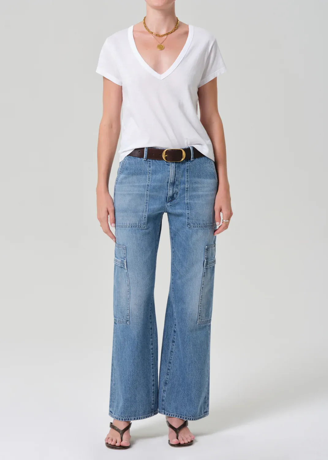 Citizens of Humanity Sienna Relaxed Utility Jean in Rowena Citizens of Humanity Sienna Relaxed Utility Jean in Rowena