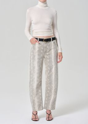 Citizens of Humanity Miro Long Relaxed Jeans in Python