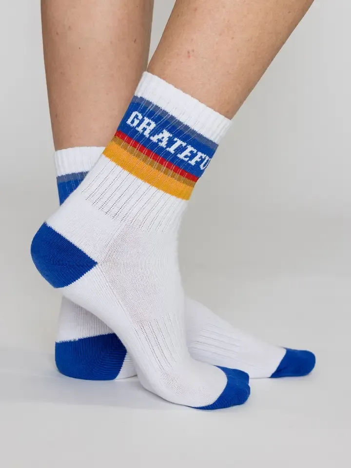 Friday Feelin' Grateful Crew Socks
