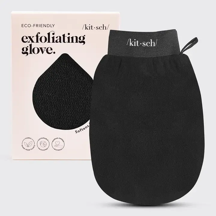 Kitsch Exfoliating Glove in Black Kitsch Exfoliating Glove in Black
