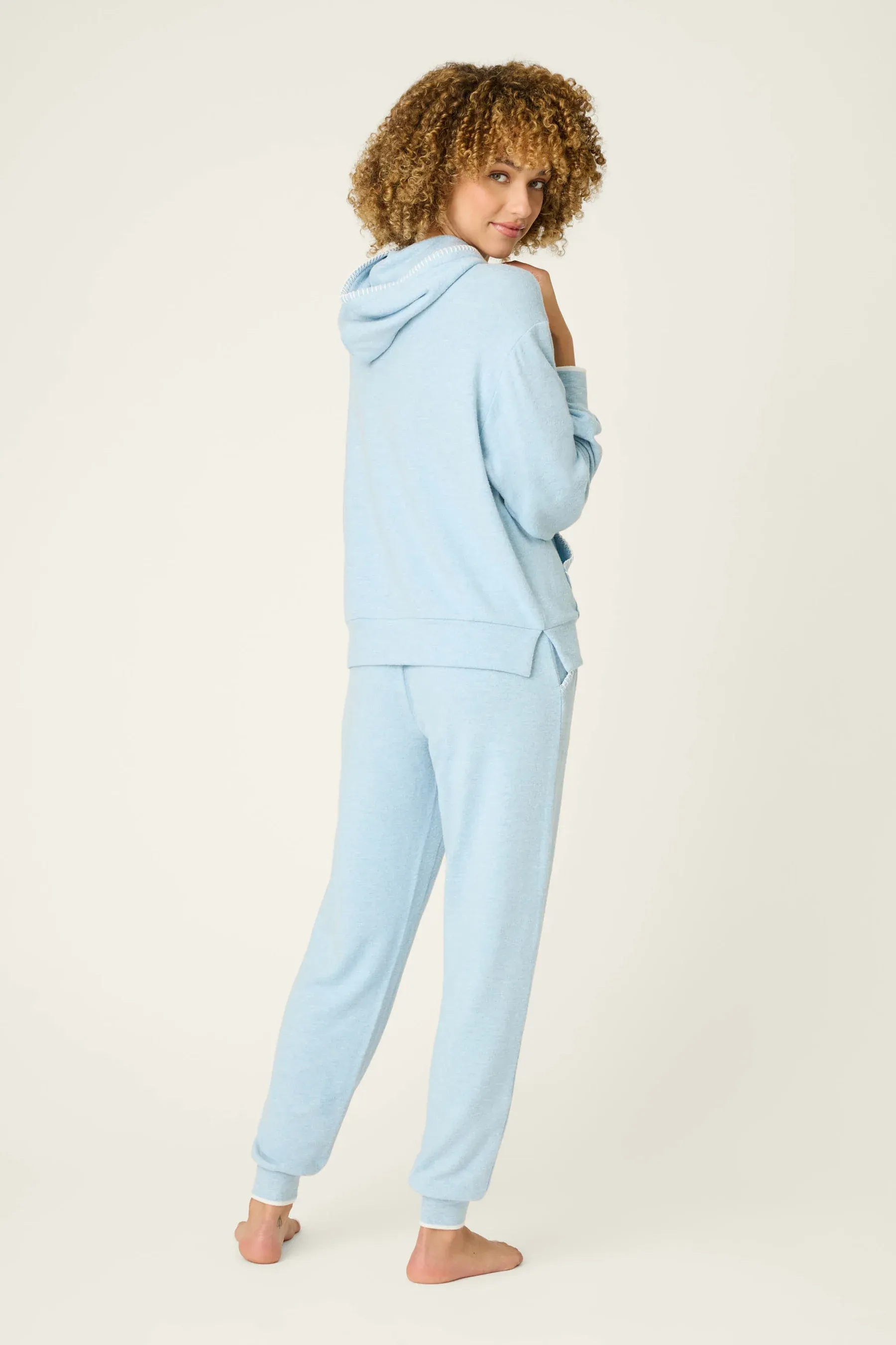 PJ Salvage Western Blooms Lounge Set in Dream Blue