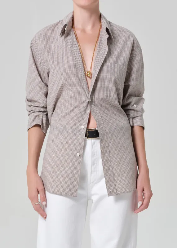 Citizens of Humanity Kayla Shirt in Cardiff Plaid