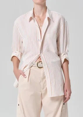 Citizens of Humanity Kayla Shirt In Sherbet Stripe