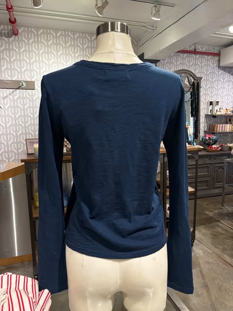 Velvet Lizzie Top in Midnight