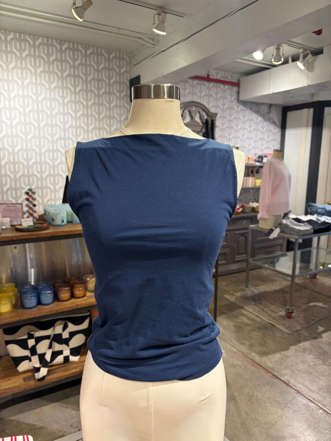 Velvet Emilia Gauzy Whisper Novelty Top in Midnight Velvet Emilia Gauzy Whisper Novelty Top in Midnight