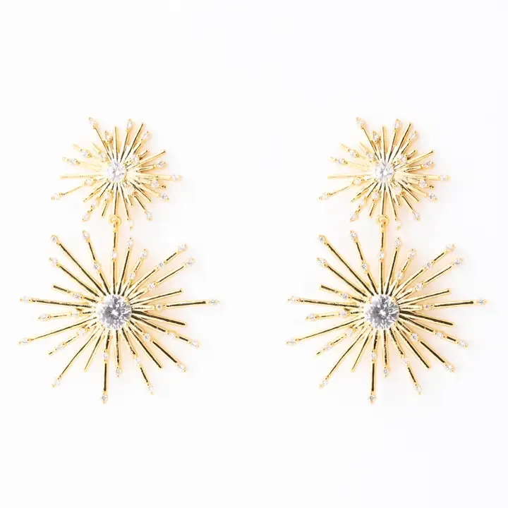 Michelle McDowell Magnolia Earrings in Gold