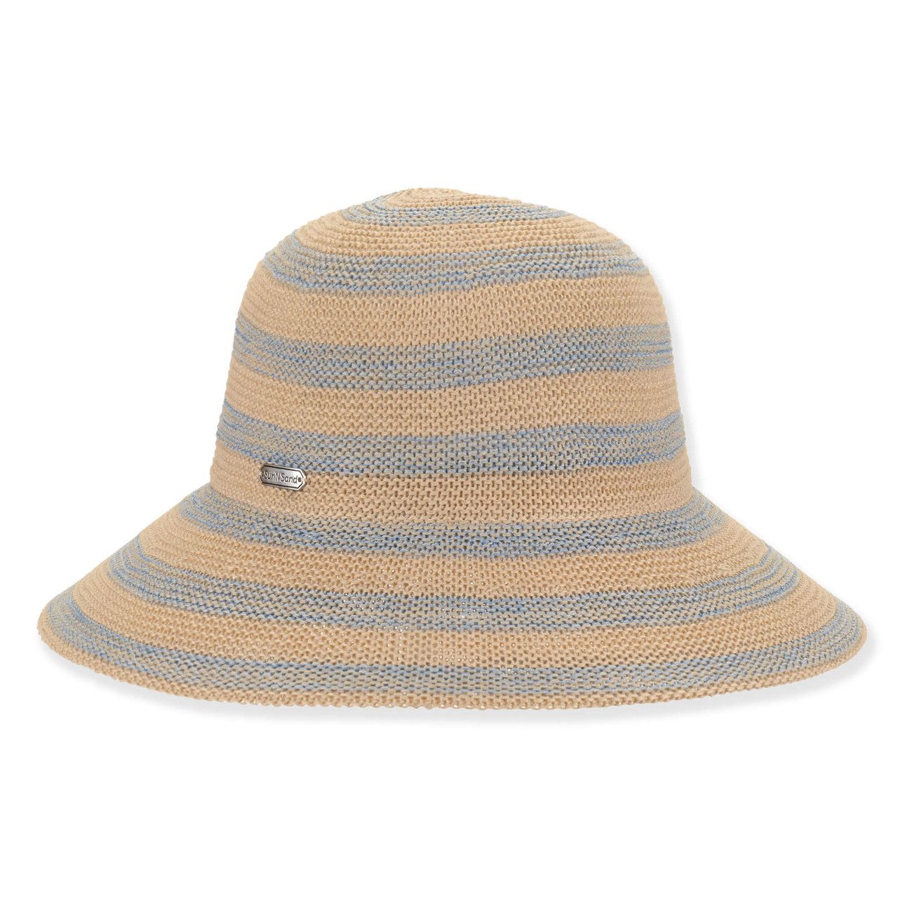 Sun 'N' Sand Poly Adjustable Bucket Hat in Blue