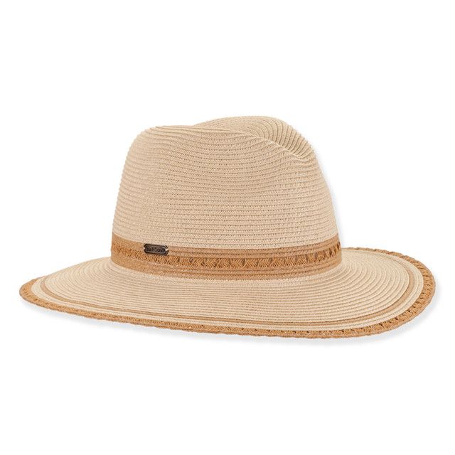 Sun 'N' Sand Paper Braid Adjustable Safari Hat in Natural Sun 'N' Sand Paper Braid Adjustable Safari Hat in Natural