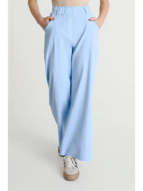 Tees By Tina Hera Flared Leg Pull-On Pant in Jeans