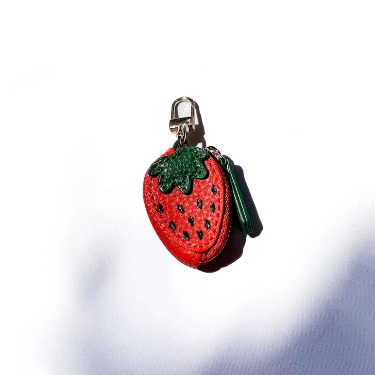 Pretty Simple Fruit Bag Charm in Strawberry