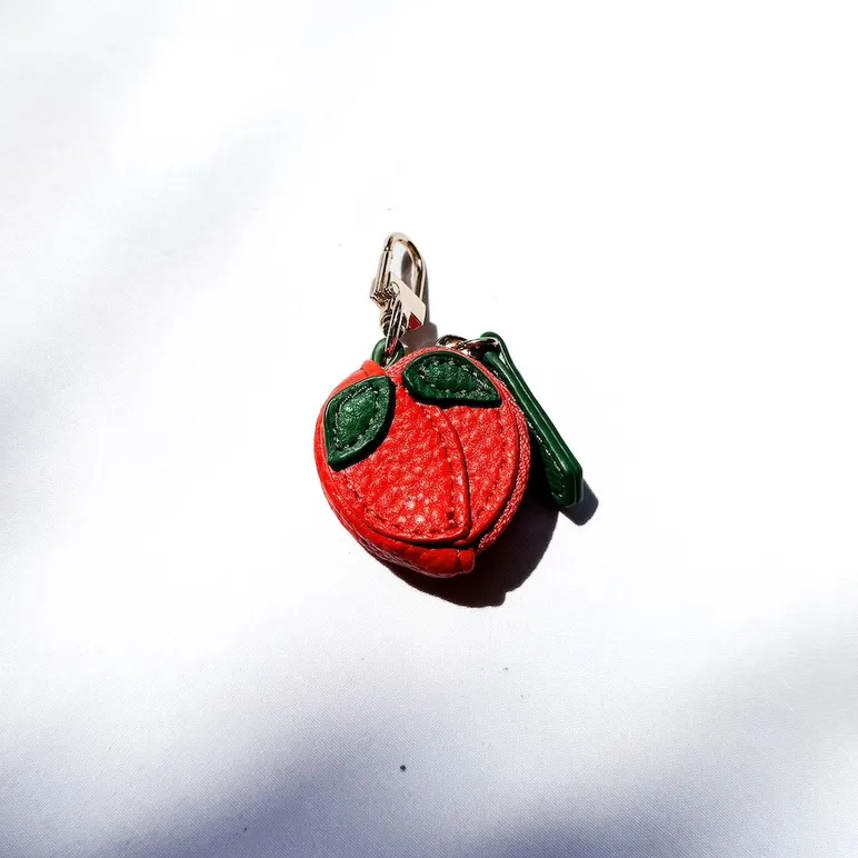 Pretty Simple Fruit Bag Charm in Cherry