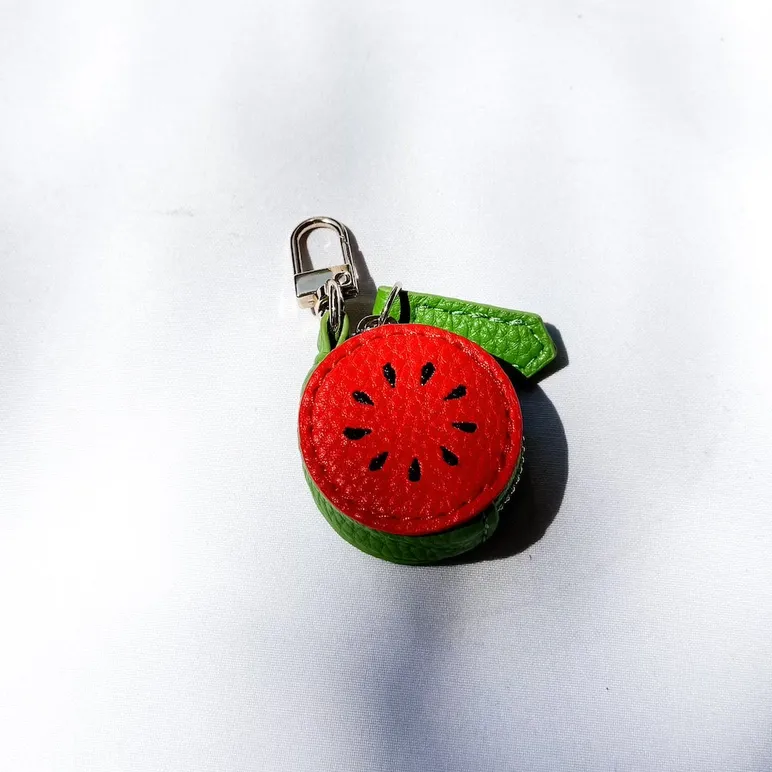 Pretty Simple Fruit Bag Charm in Watermelon