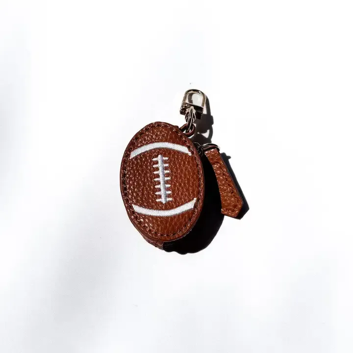 Pretty Simple Sports Bag Charm in Football