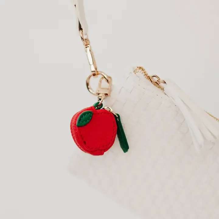 Pretty Simple Fruit Bag Charm in Apple Pretty Simple Fruit Bag Charm in Apple