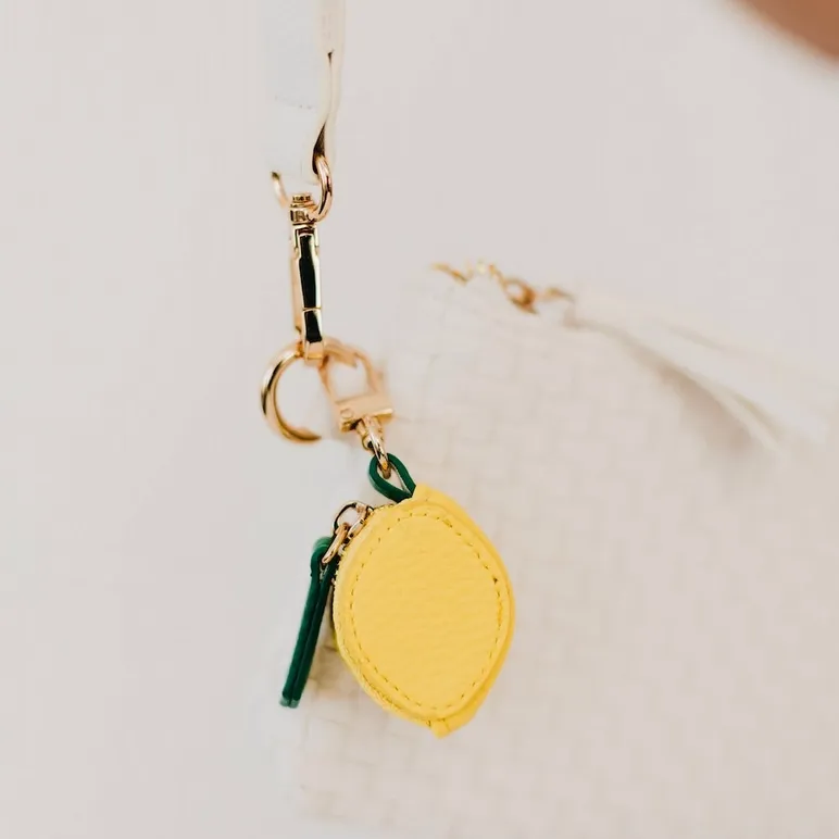 Pretty Simple Fruit Bag Charm in Lemon