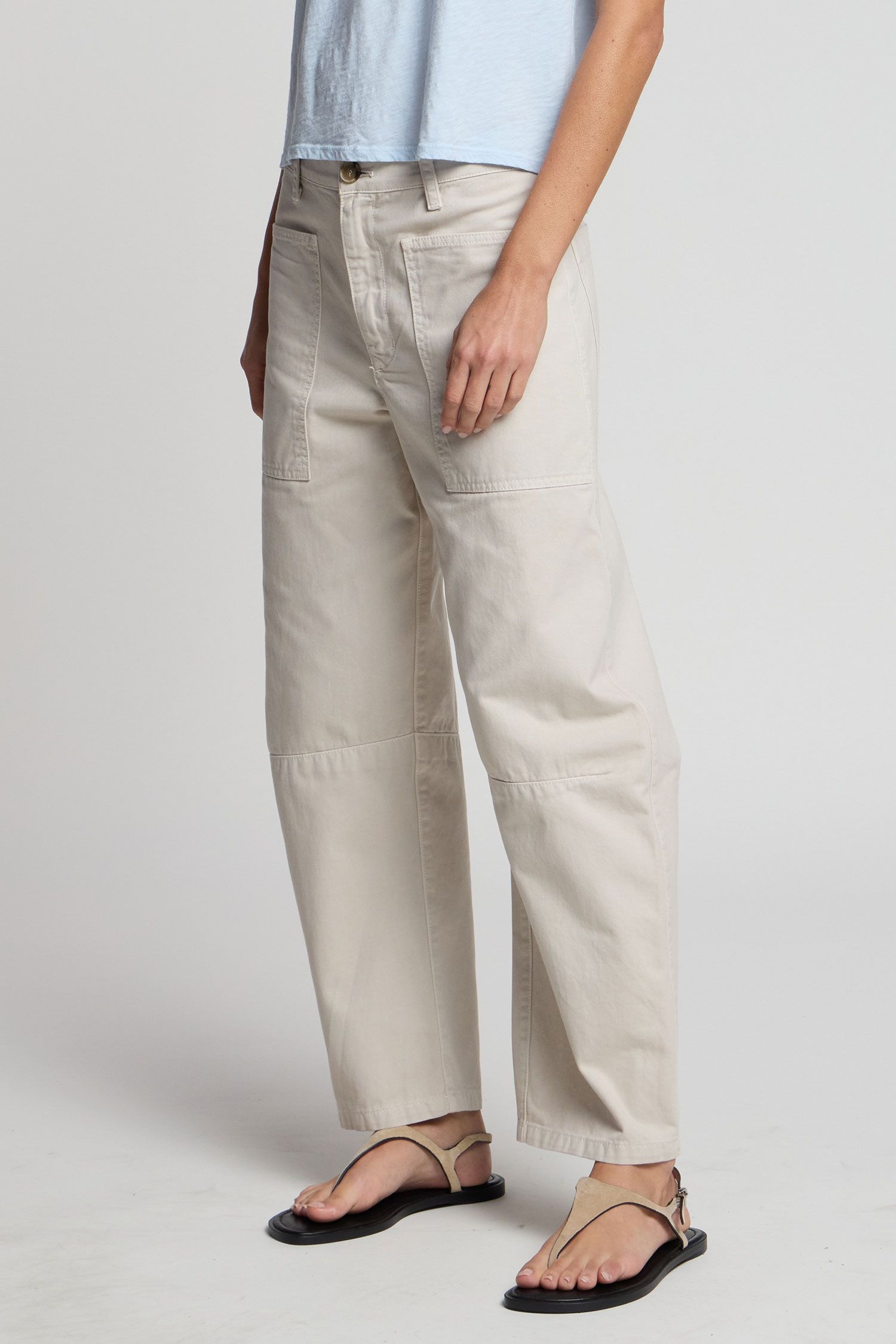 Velvet Brylie Sanded Twill Pant in Cobble
