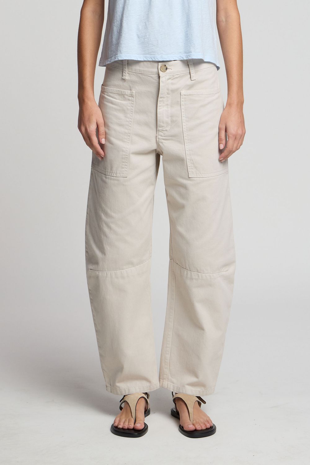 Velvet Brylie Sanded Twill Pant in Cobble