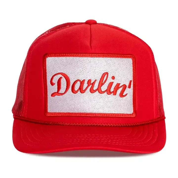 Friday Feelin' Darlin' Trucker Hat in Red
