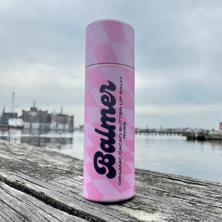 Balmer Cacao Butter Lip Balm in Rose