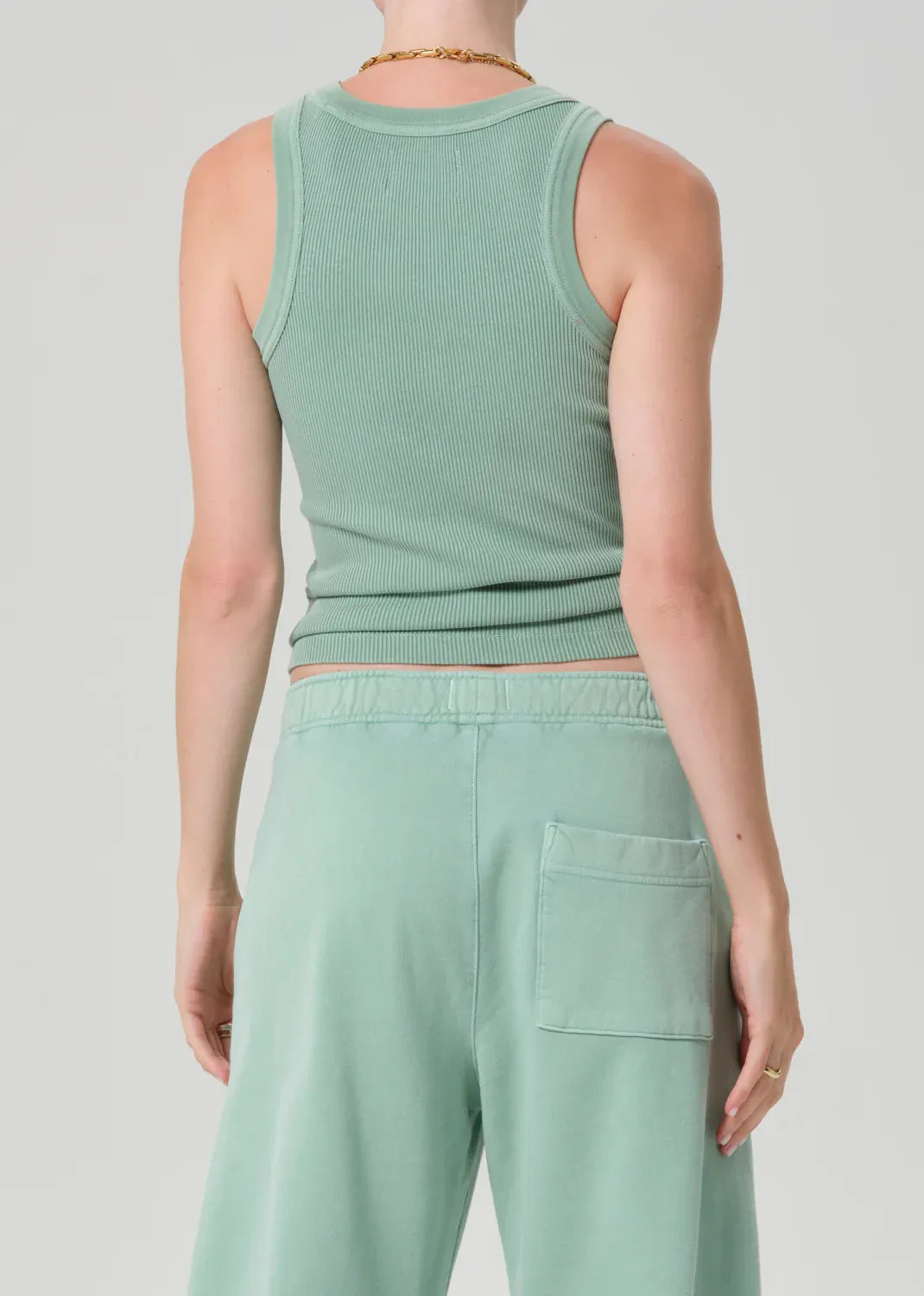 Citizens of Humanity Isabel Rib Tank in Cadet