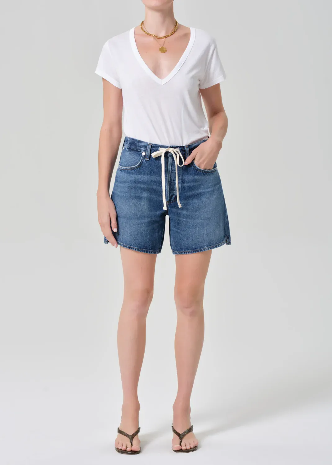 Citizens of Humanity Brynn Drawstring Short in Avant