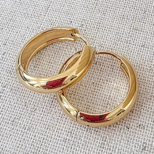 Pretty Simple Endless Everyday Hoops (Waterproof) in Gold Pretty Simple Endless Everyday Hoops (Waterproof) in Gold
