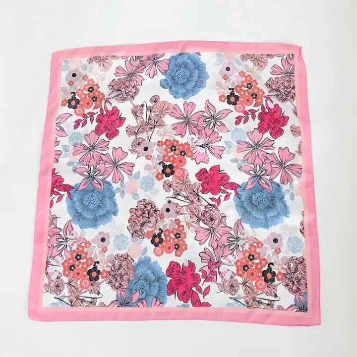 Pretty Simple Vera Floral Square Scarf in Pink Pretty Simple Vera Floral Square Scarf in Pink