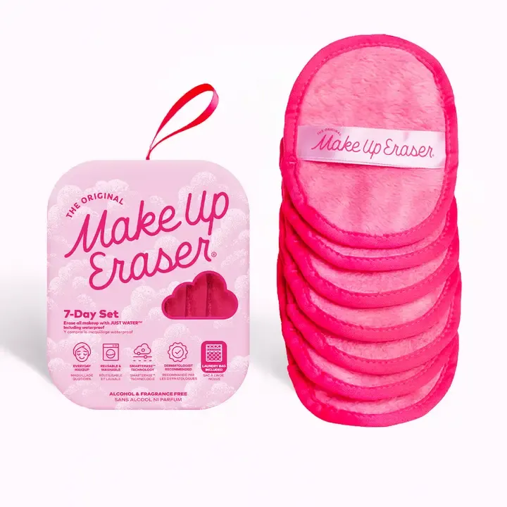 Makeup Eraser 7-Day Set in Pink Makeup Eraser 7-Day Set in Pink