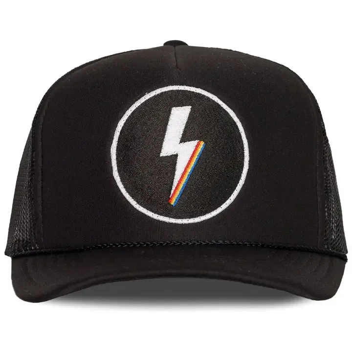 Friday Feelin' Electric Trucker Hat in Green