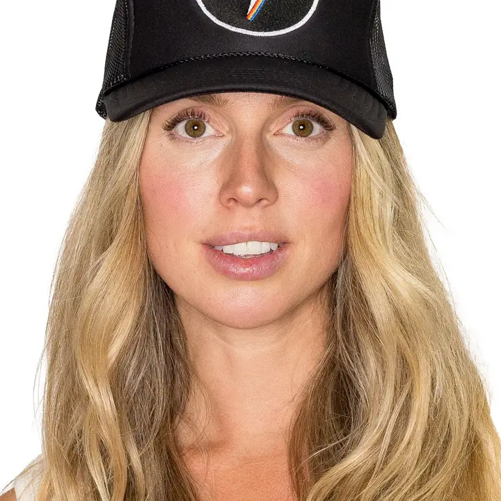 Friday Feelin' Electric Trucker Hat in Green