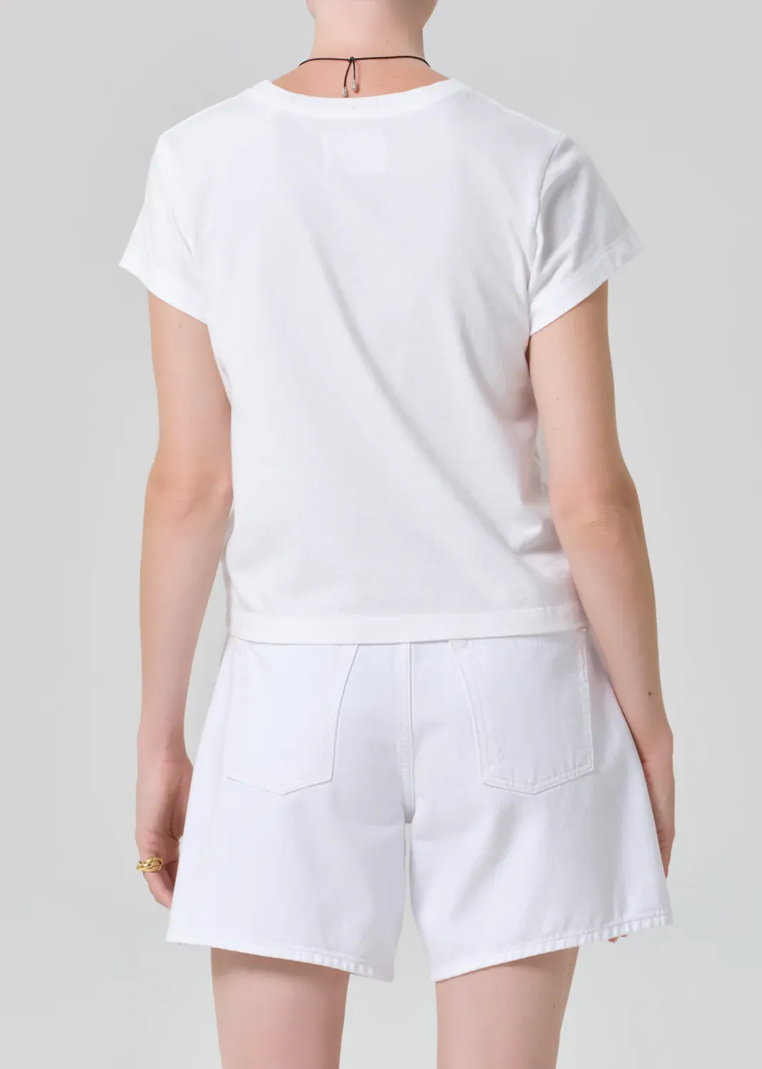 Citizens of Humanity Kai Baby Tee in Soft White