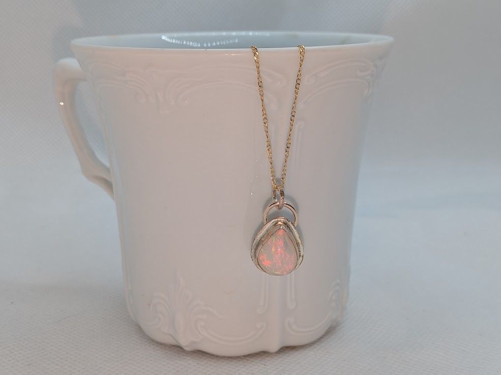Savage Roots Emma Necklace in Ethiopian Opal