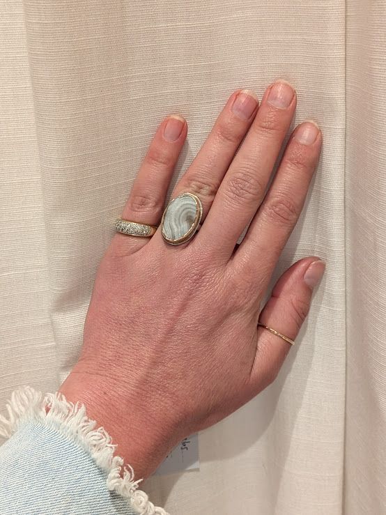 Savage Roots Babs Ring in Desert Druzy