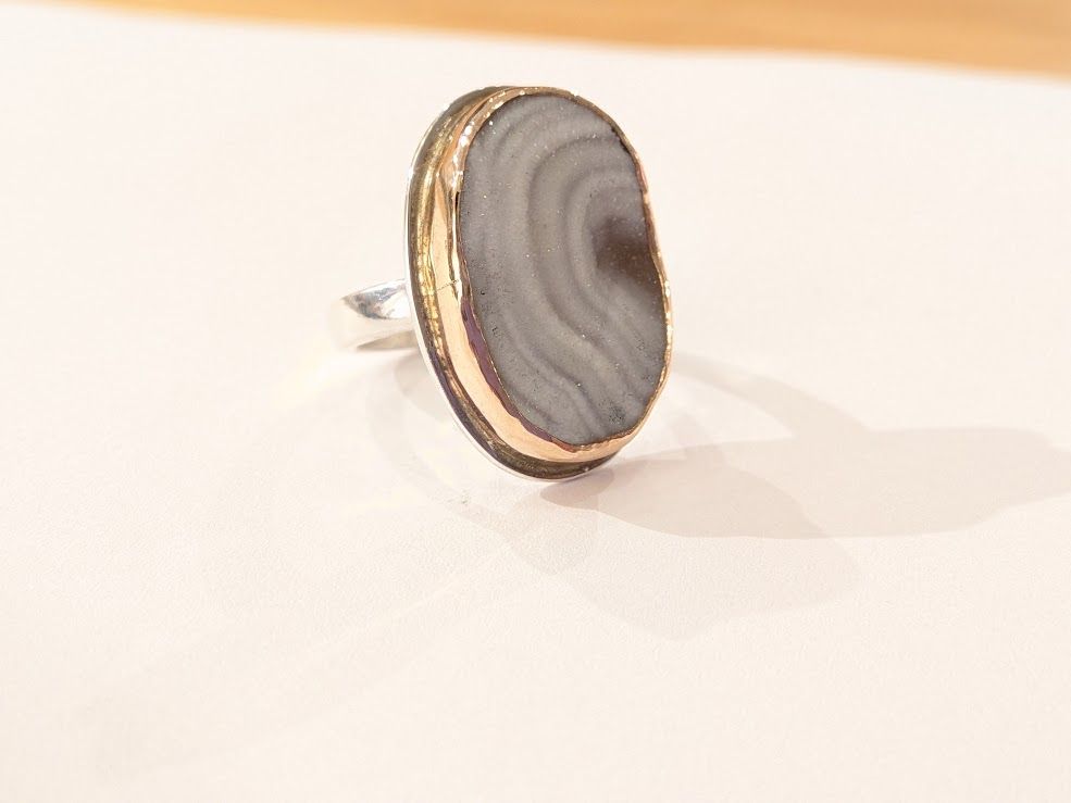 Savage Roots Babs Ring in Desert Druzy