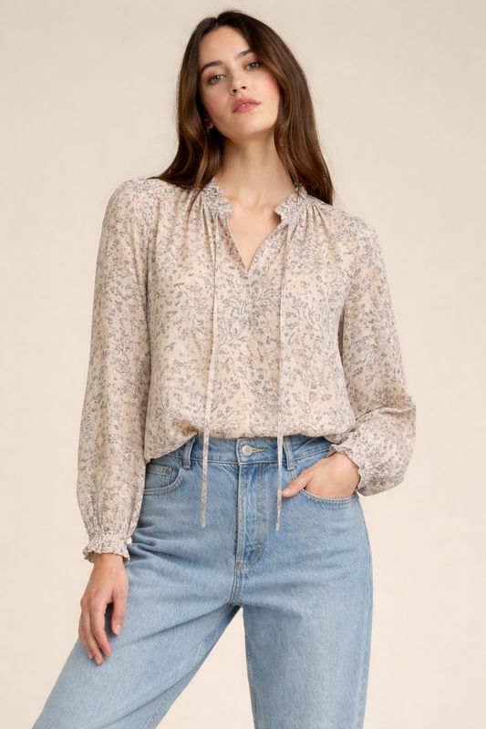 Velvet Mara Flora Print Corset Top in Multi Velvet Mara Flora Print Corset Top in Multi