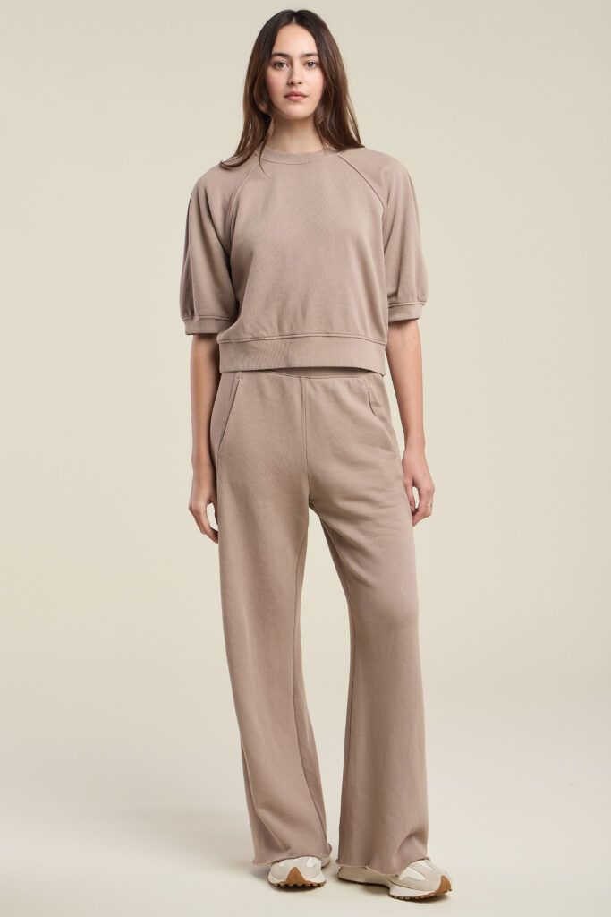 Velvet Qhilla JG Fleece Pant in Faded Coco Velvet Qhilla JG Fleece Pant in Faded Coco