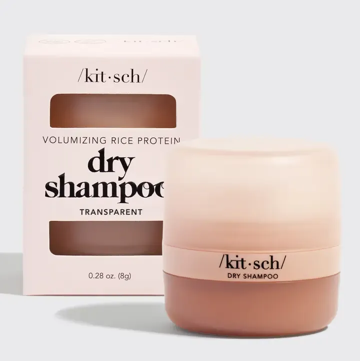 Kitsch Rice Protein Dry Shampoo with Puff in Light