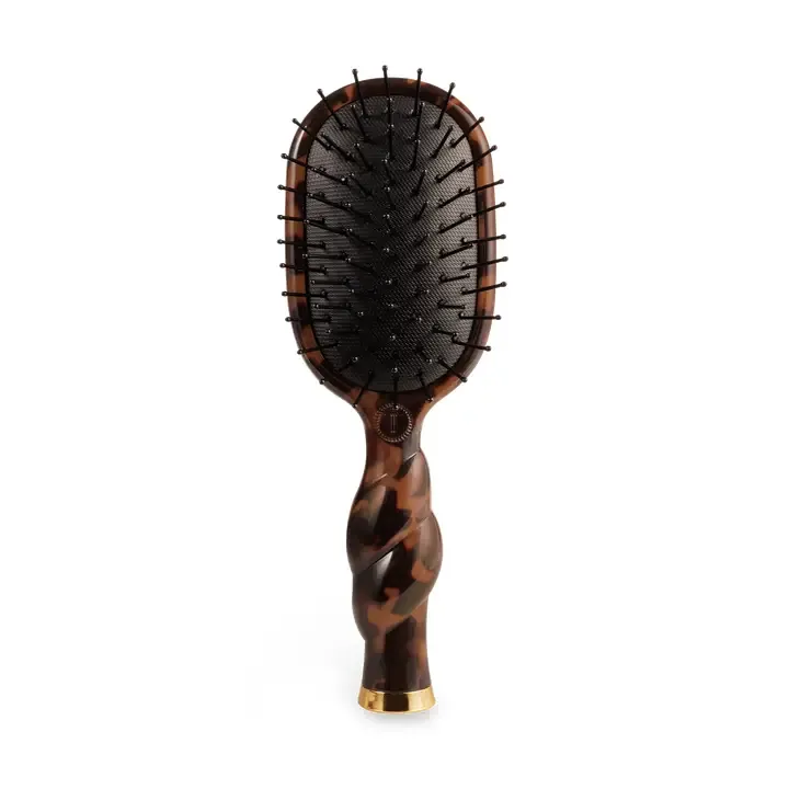 Teleties Mini Detangler Hair Brush for Medium Hair in Tortoise Teleties Mini Detangler Hair Brush for Medium Hair in Tortoise